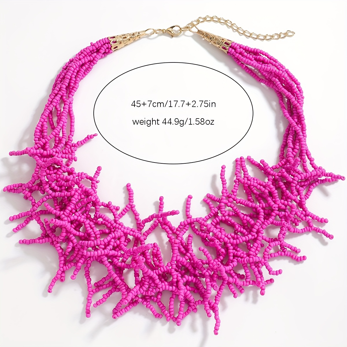 Bohemian Handmade Irregular Design Chain Necklace
