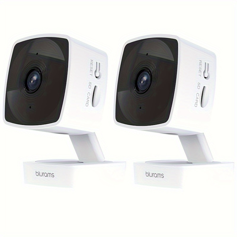 

2pcs Blurams 5ghz Security Camera Indoor, 2k Pet Camera, Dog Camera With Phone App, Dual-band Baby Camera W/ai Motion Detection, 2-way Talk, Ir Night Vision