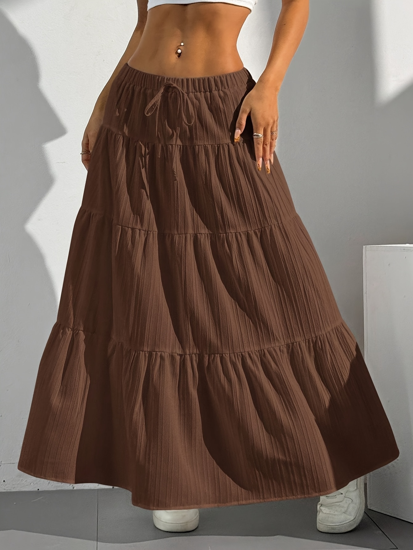 hugyourskin Cancan layered skirt (Brown)