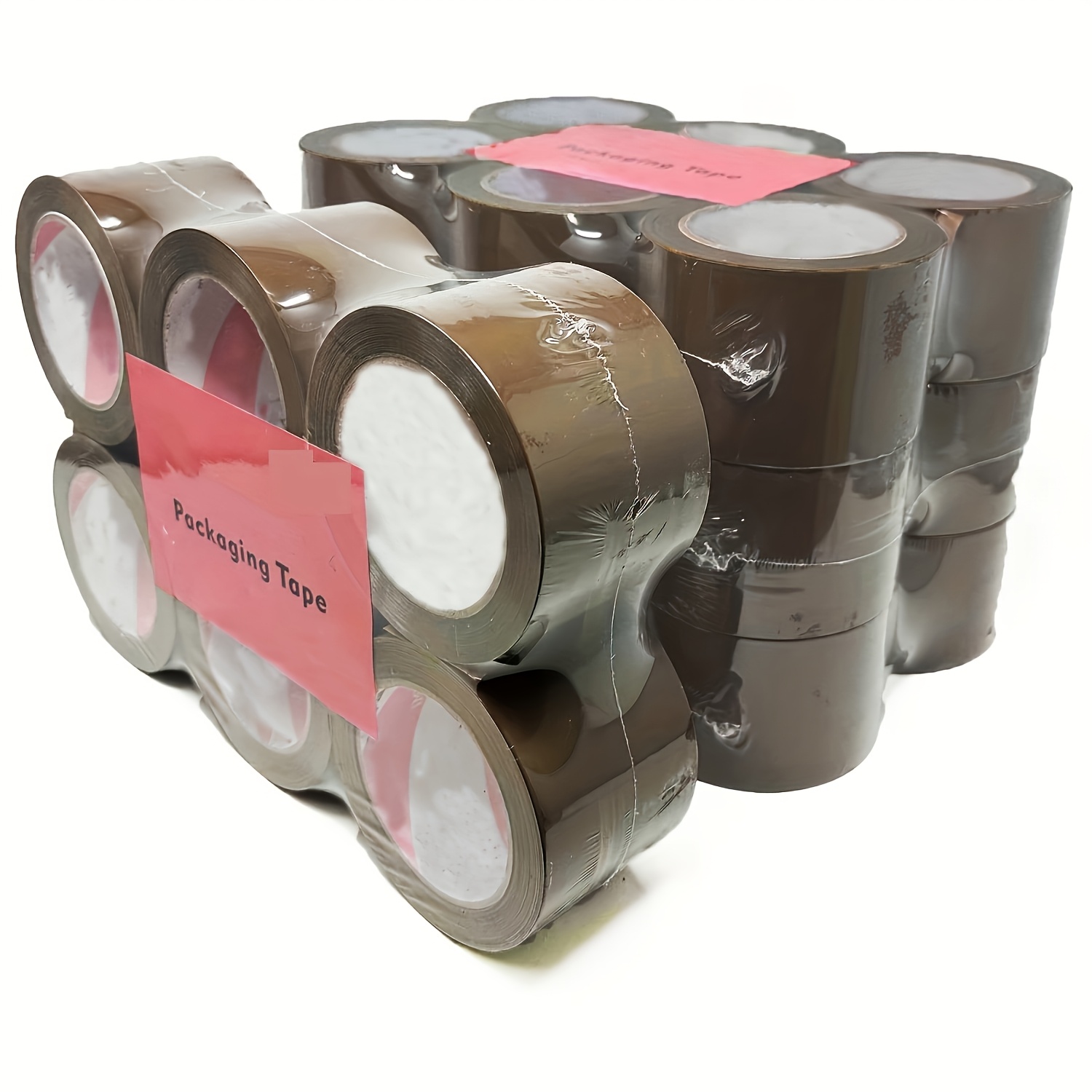 

Multipurpose, Heavy Duty Brown Packing Tape, 6 Rolls - 390 Yards Total, 2.7 Mil , 1.88" Wide, Waterproof, Ideal For Shipping & Packaging