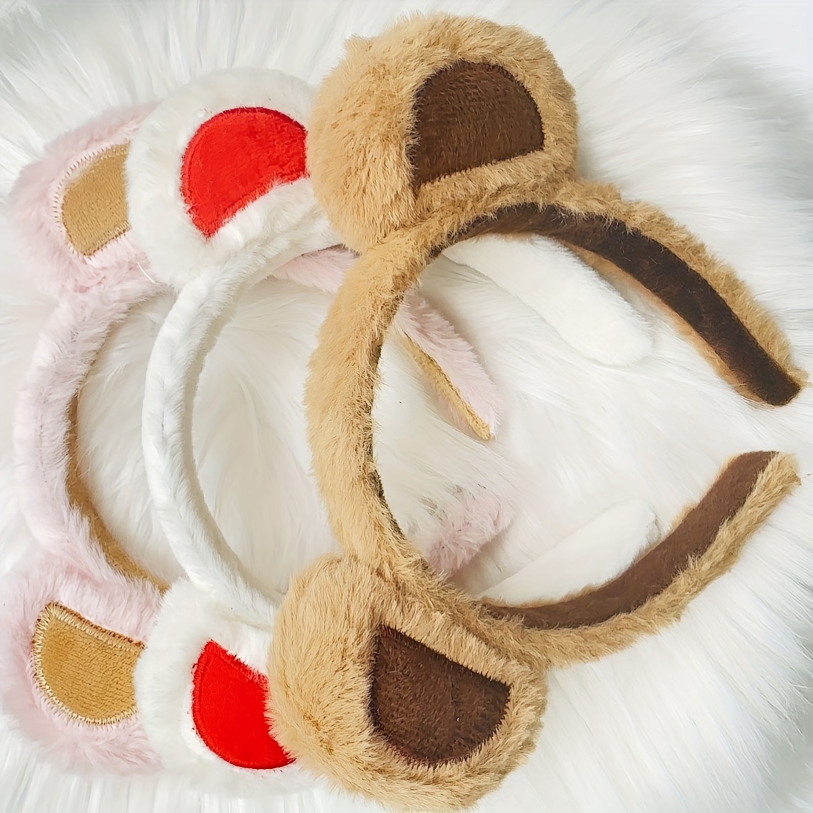 Cerchietto Orecchie Orso In Peluche - Fascia Capelli Carina Per Donne E