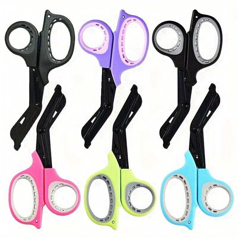 

19cm/7.5in Outdoor Handmade Multifunctional Portable Scissors Stainless Steel For Diy, Sports, Family, Office, Hiking, Camping, Emergency Kit Accessories