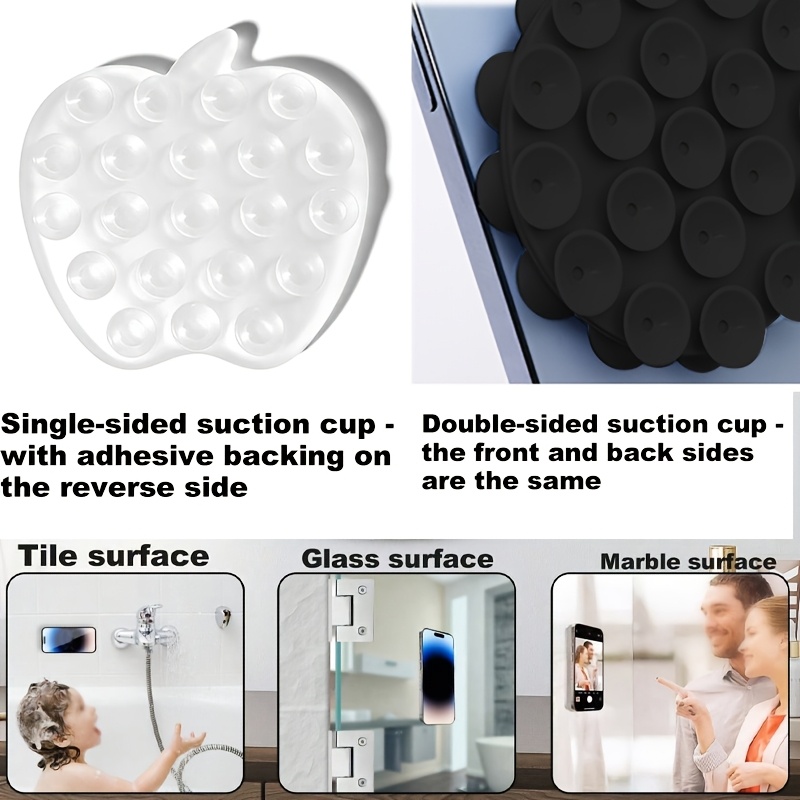 Fruit-Shaped Silicone Suction Cup Phone Stand, Multifunctional
