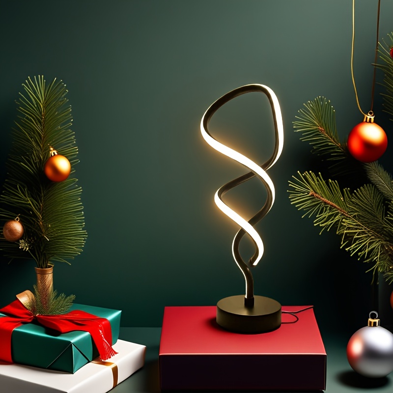 Cane Modern LED Desk Lamp with USB Three-Tone Dimming