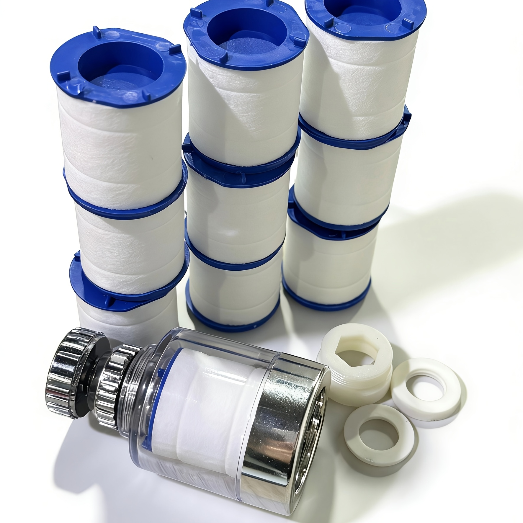 water purification faucet with replaceable filter splash proof faucet sprayer head with filter swivel faucet water filter extender house bathroom water filtration system Product details 3