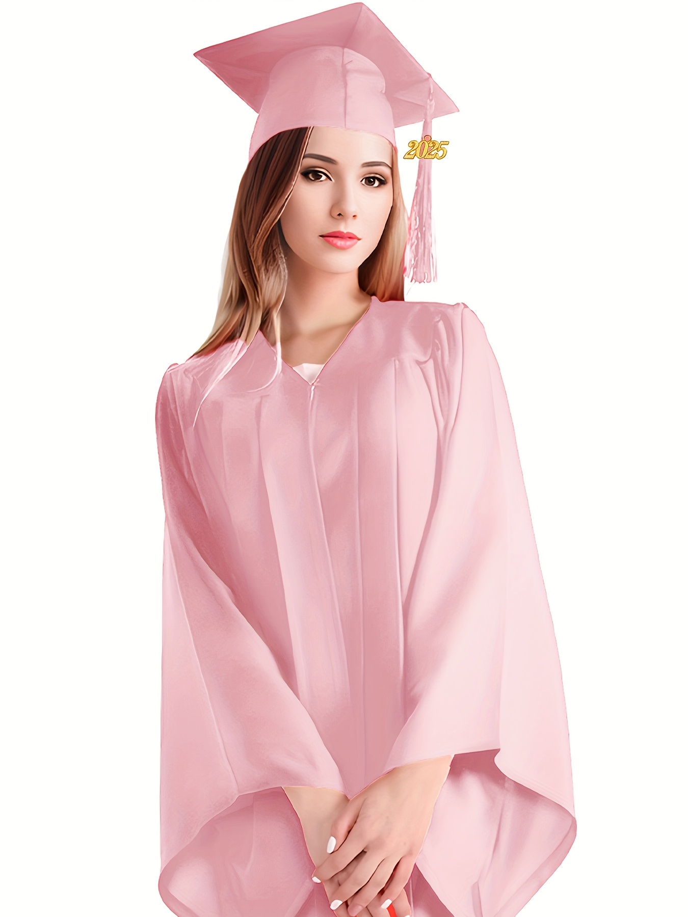 2025 graduation matte gown cap tassel stole set cord - Temu Mexico