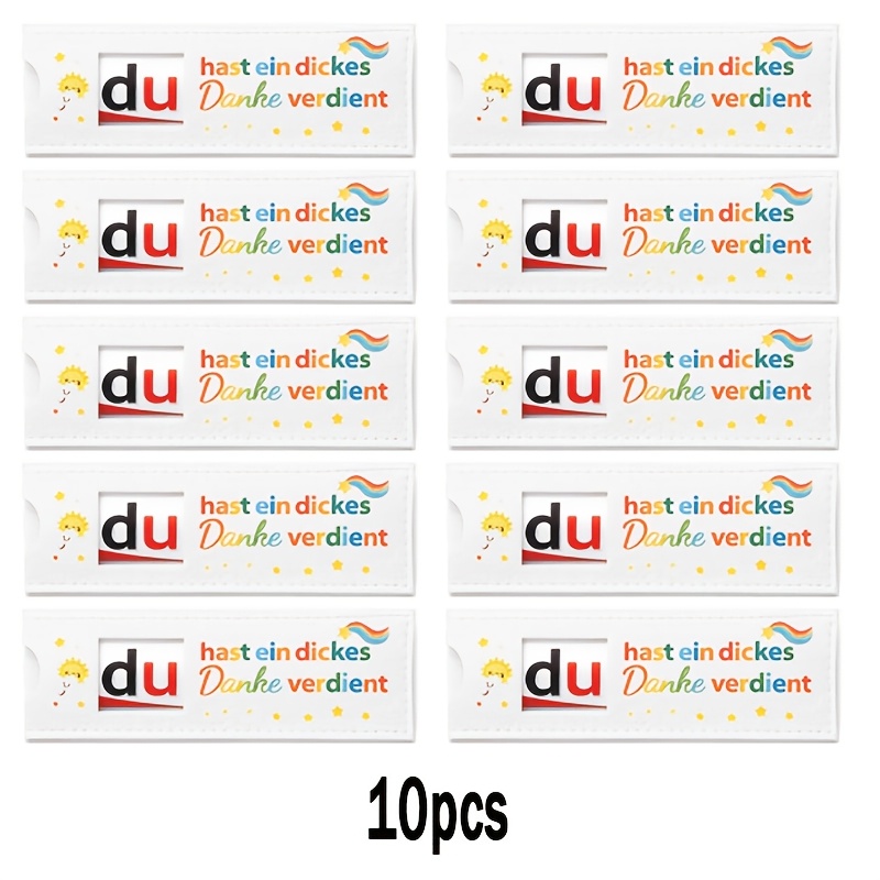E-shop Geschenk für Sie/Ihn Deutsch: Du verdienst ein dickes Dankeschön-Geschenk. Dankbarkeits-Party-Geschenkbox-Verpackung, geeignet als