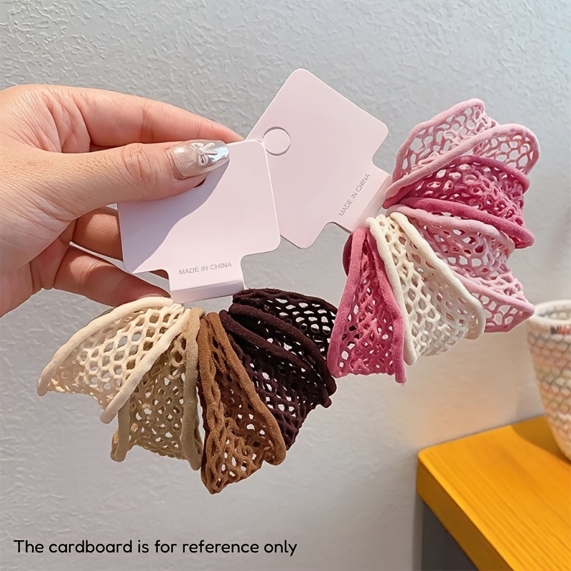 10pcs Elegant Stylish Sweet Hairbands Athletic Anti-slip Non-damaging High Elasticity Headbands High Ponytail Hair Additions Essential Back To School Hair Additions
