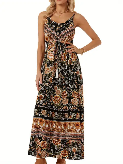womens halter dresses summer boho floral sundress 2024 casual sleeveless beach short dress - women's clothing - Temu womens halter dresses summer boho floral sundress 2024 casual sleeveless beach short dress - women's clothing - Temu