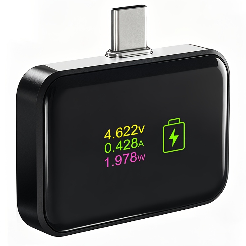 TEMU Dispositivo spegnimento a ricarica completa, per telefoni, tablet, laptop e tutti i dispositivi USB-C, adattatore automatico di spegnimento e