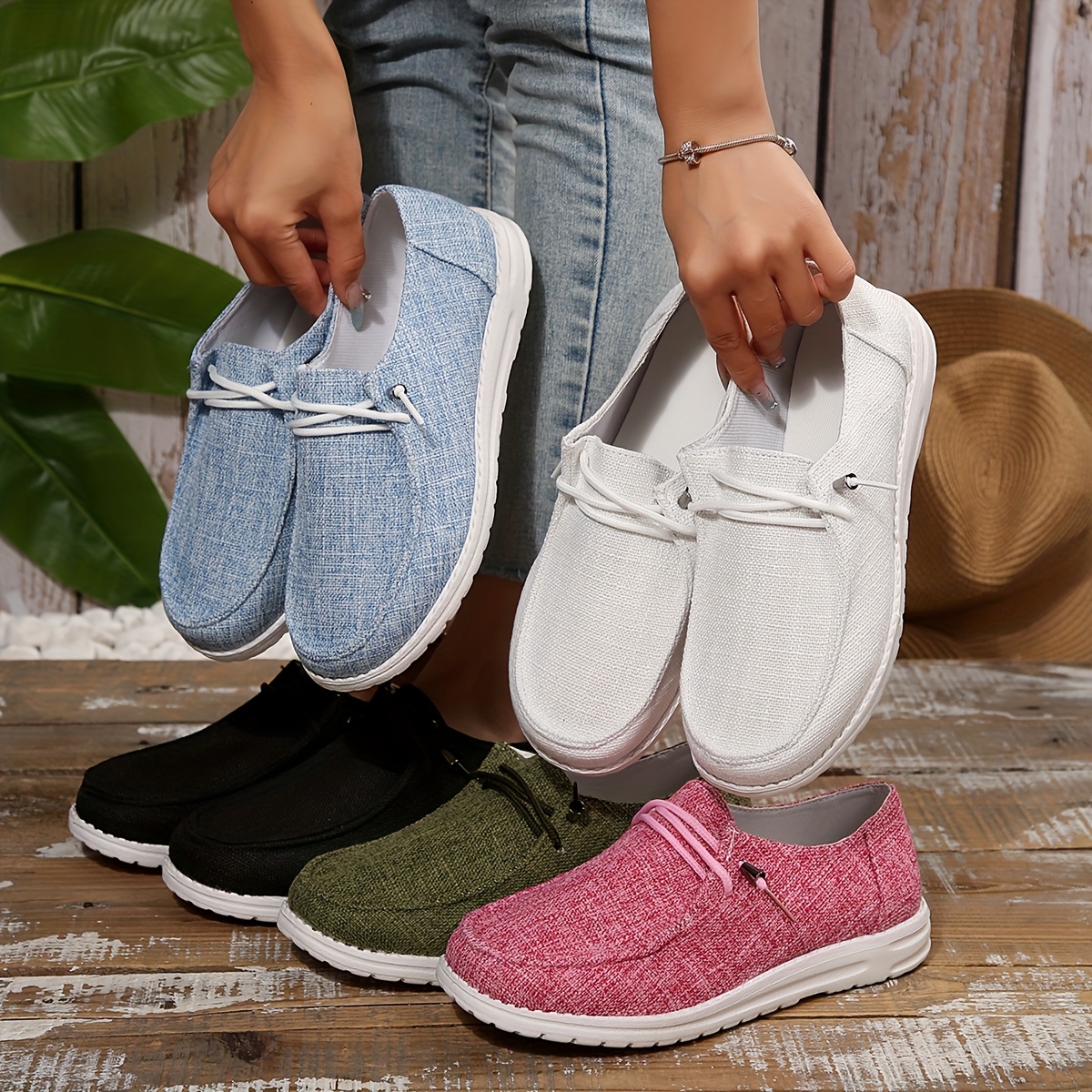 canvas shoes sold on Temu United States