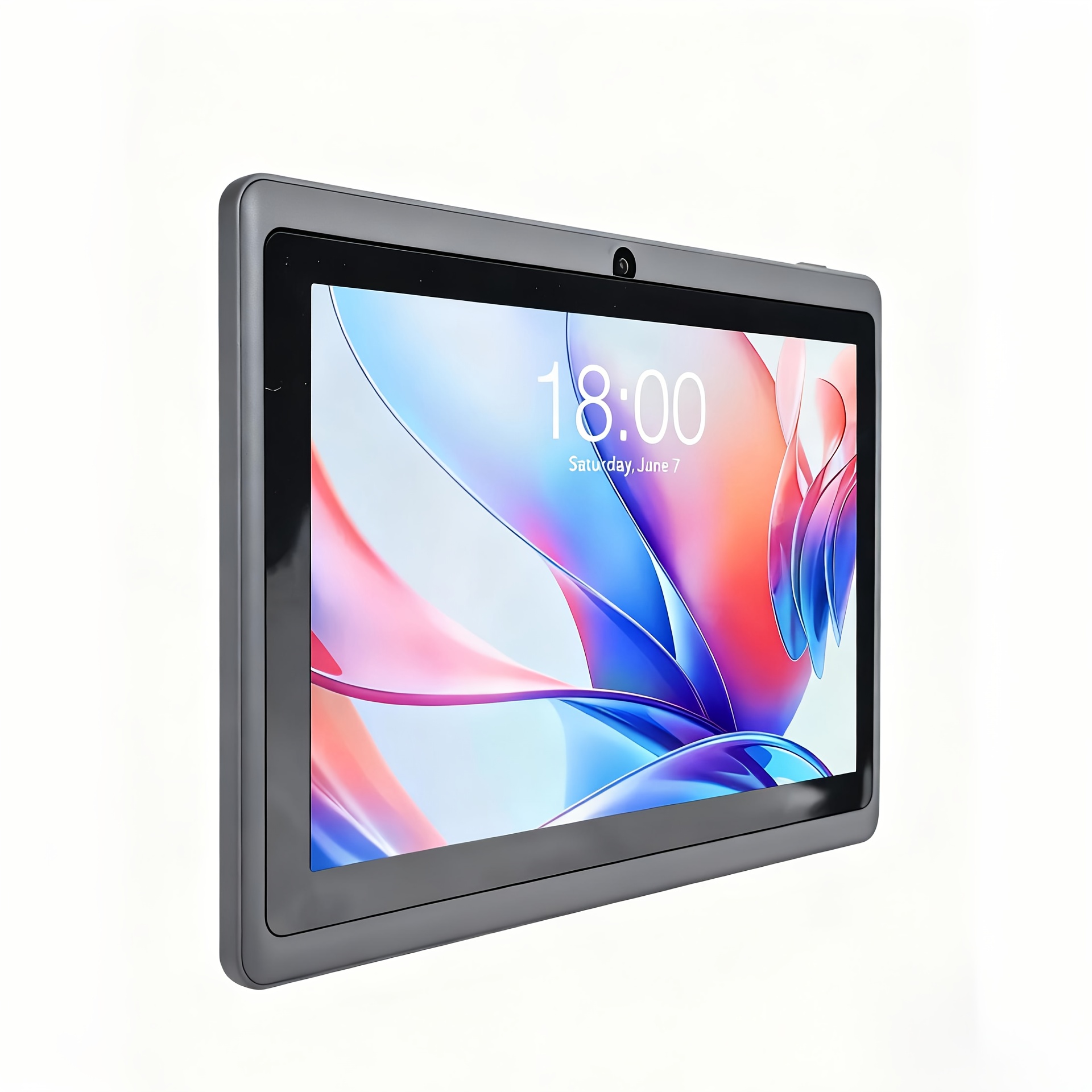     tablet, 7 zoll ips display, 4(2+2)gb  , 32gb speicher, 1024*600 auflösung, mit grauer hülle, kabel, graues tablet, mini   tablet, lern-tablet