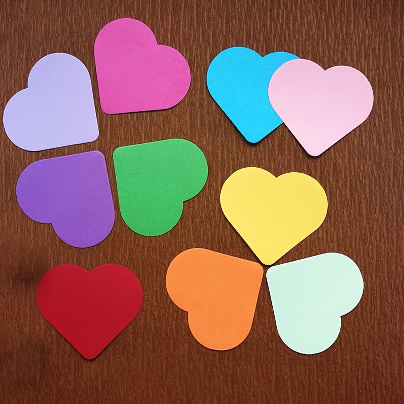 Image of 60pcs/230gms Round Cutouts Paper 3.4 Inch Circles/heart/star/flower Assorted Color Round Cut Outs Circles Shape Die Cuts Paper For Projects Craft Back To School Classroom Bulletin Board Decor