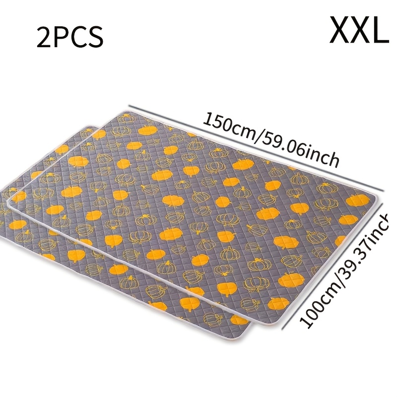 TEMU 2pcs Reusable Dog Pee Pads | Leak-proof, Quick-drying, Machine Washable, Suitable For Indoor And Outdoor Use, Easy To Clean, Suitable For Small