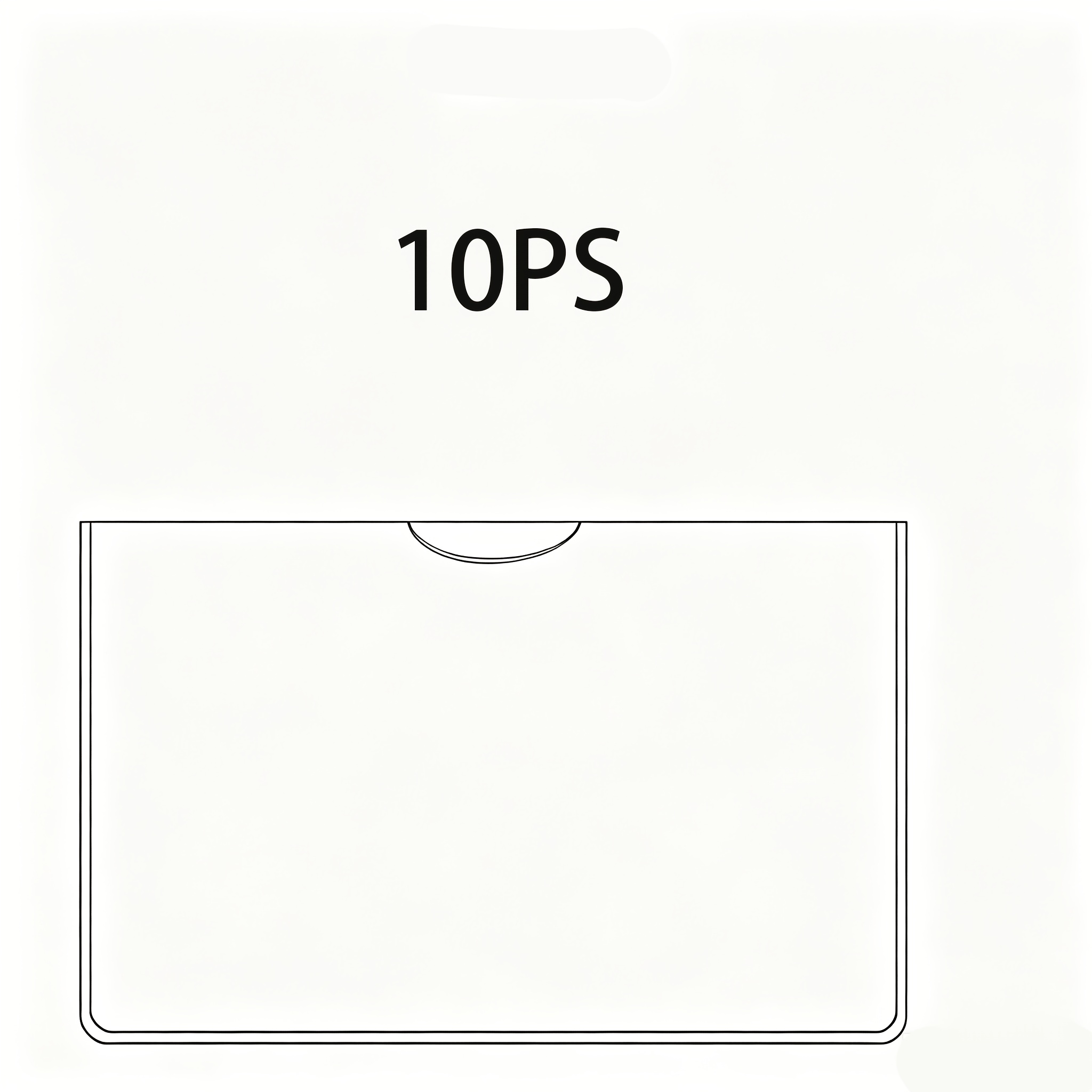 TEMU 10pcs Sleeves, Protectors, High-quality Badge Holders, Suitable For Credit Cards, Licenses, Business Cards, Access Cards, And Bank Cards, Thin,