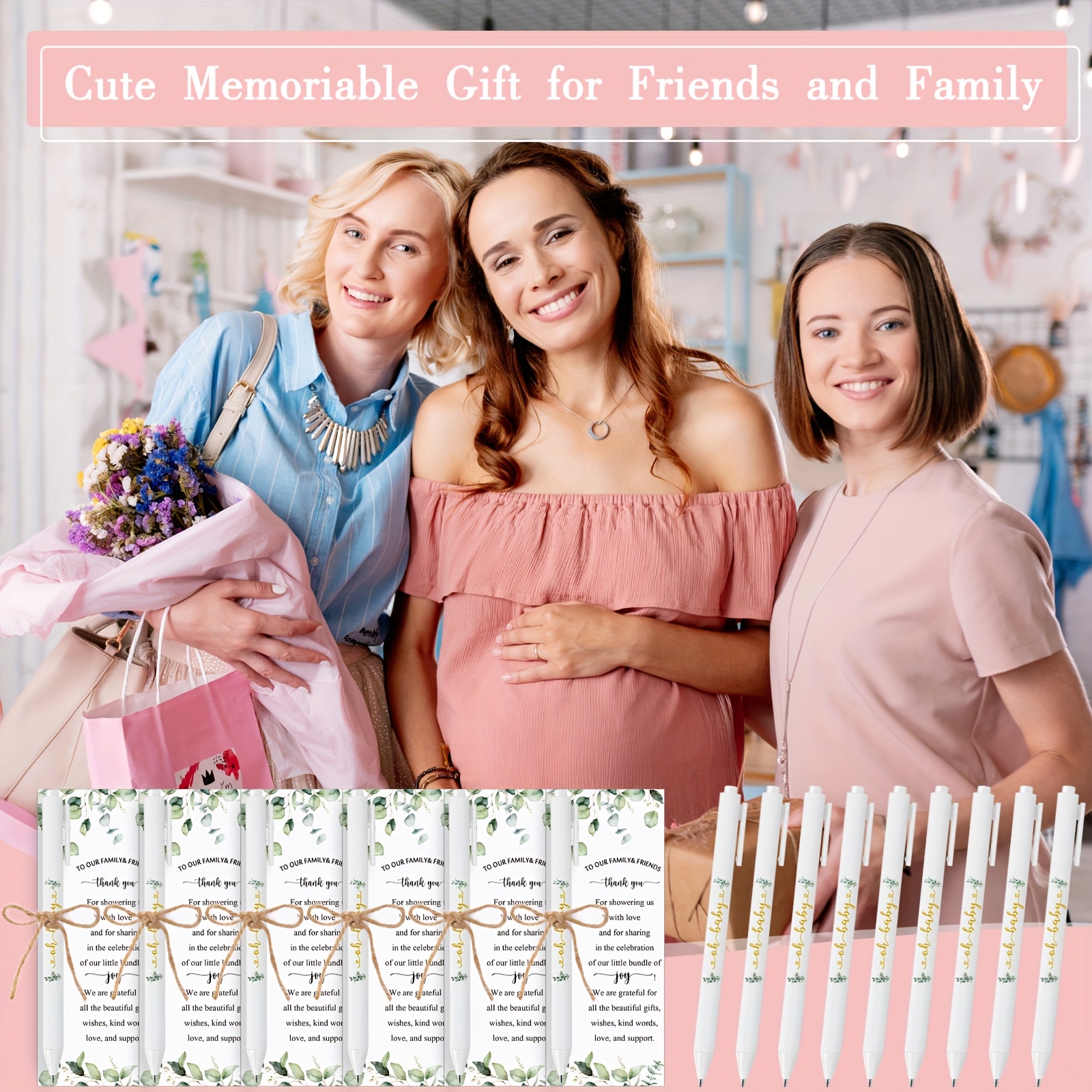 50 Set Baby Shower Favors For Guest Baby Shower Pens