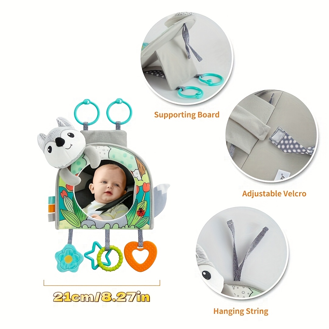 Rear Facing Car Seat Toys Car Seat Toy Baby Car Mirror Toy Rear Facing Travel Baby Temu Oman