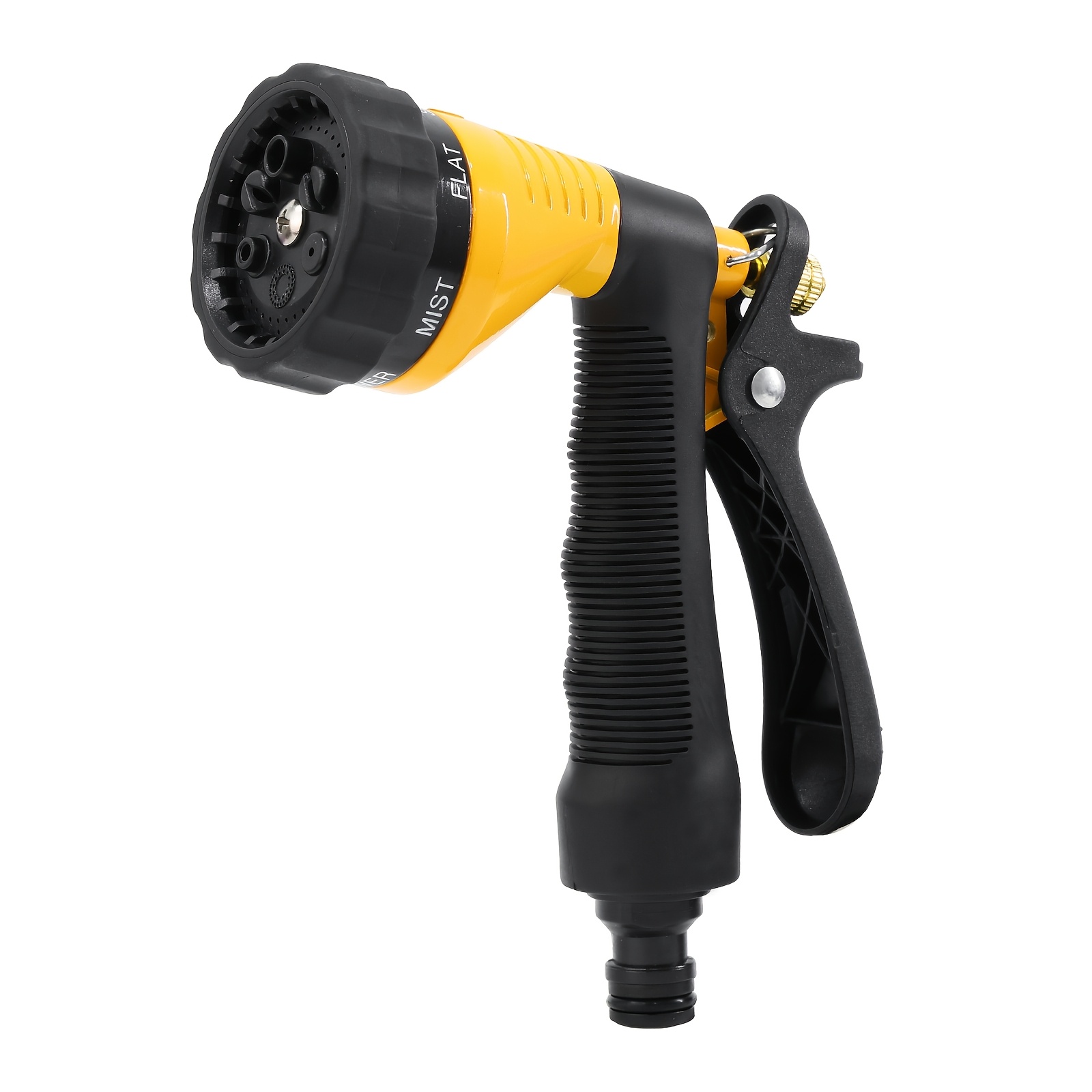 Image of Garden Shower & Garden Sprayer, Hand Shower Garden With Lock, 6 Spray Patterns & Rear Flow Regulation, Garden Shower For Lawn, Plants, Car, Patio