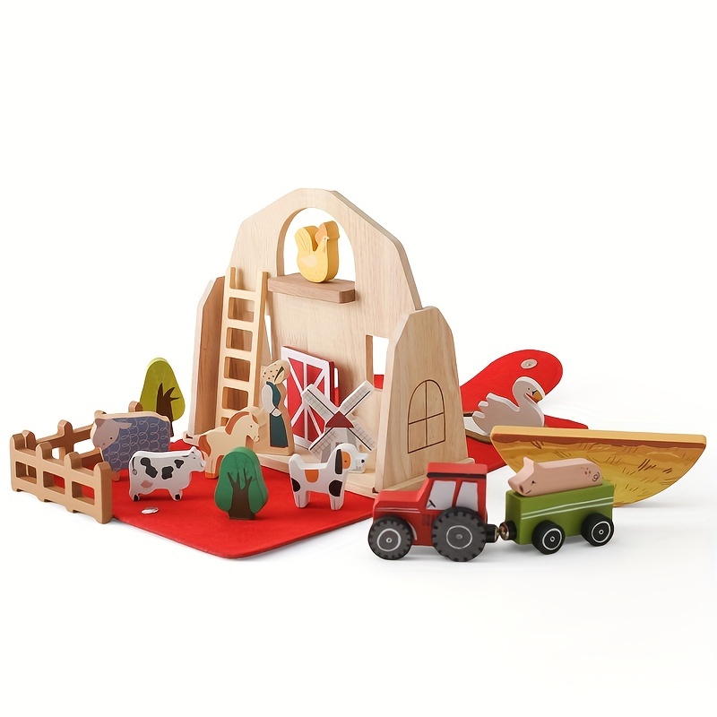 Cognitive Toy, Puzzle Pretend Ornaments, Fun Stacking Toy, Wooden Building Block Stacking, Cognitive Enlightenment Toy