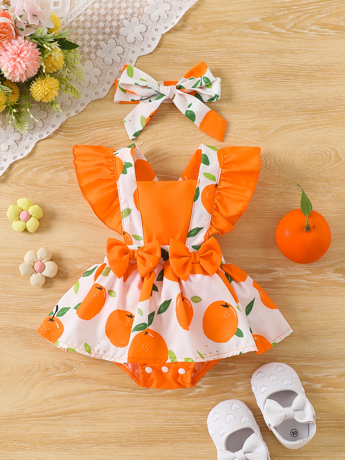 fruit print dress for baby girl sold on Temu United States fruit print dress for baby girl sold on Temu United States