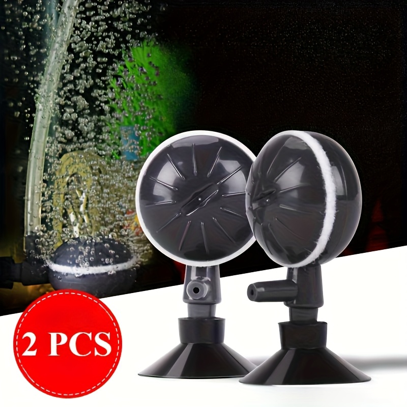 Image of 2-in-1 Adjustable Diffuser With Suction Cup - Low-pressure Oxygen Pump For Aquarium Fish Tank, Battery-free Aerator System, Fish Tank Filter Media Compatible For Fish Pond, Aquarium (no Included)