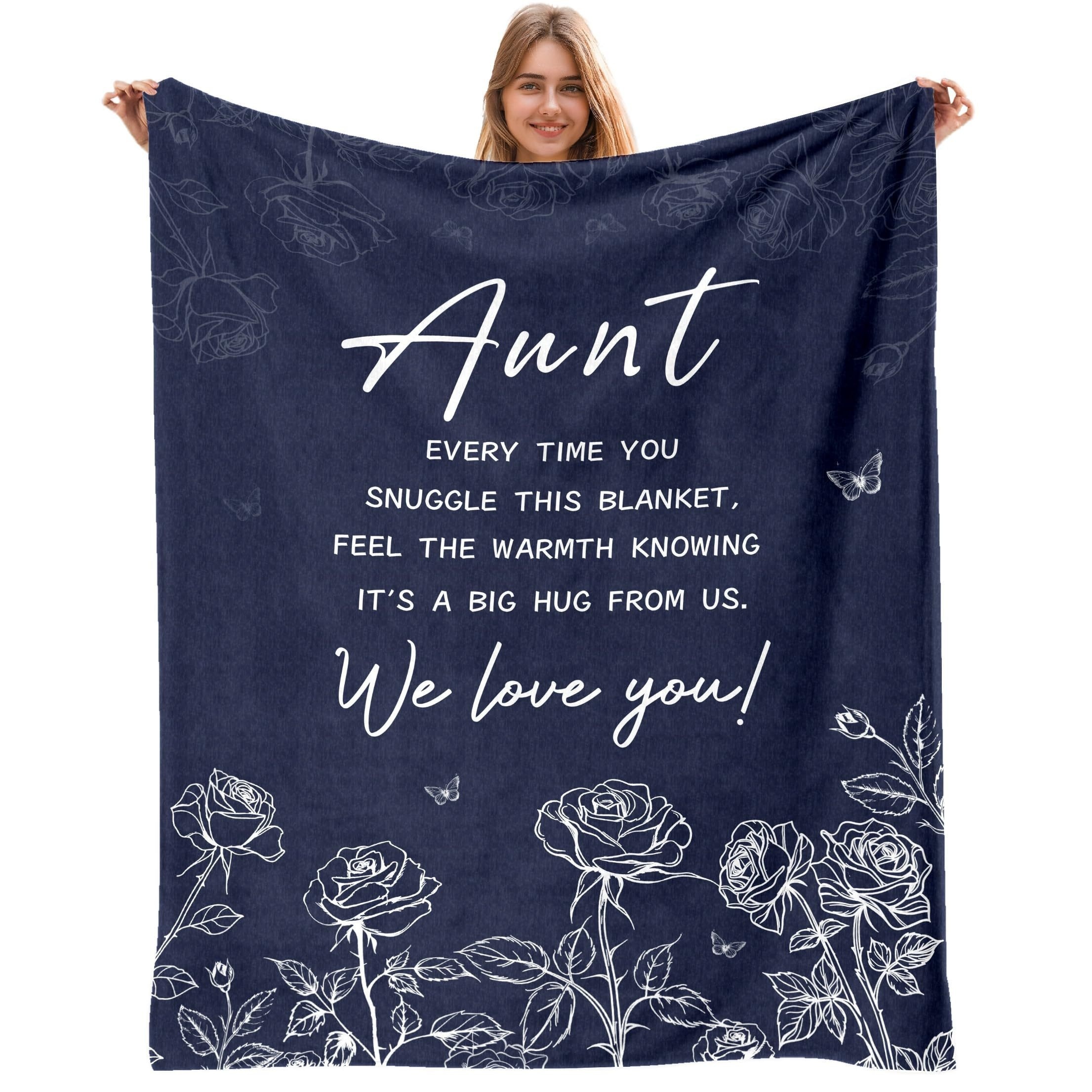 

1 Pcs Gifts For Aunt, Aunt Gifts, Aunt Ever Gifts, Birthday Gift For Aunt, Aunt Blanket, Gifts For Aunt From Niece, To My Aunt Throw Blankets, Blanket For Aunt