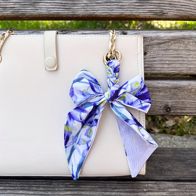 Elegant Bow Knot Keychain for Handbags and Wallets