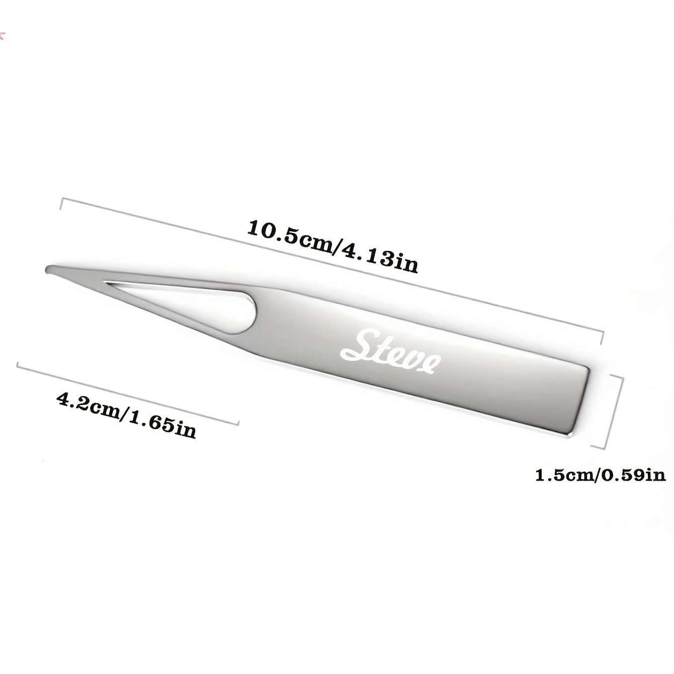 TEMU 1pc Stainless Steel Turtle & Reptile Opener Tool With Ergonomic Handle & Sharp Tip - Safe Non-damaging Shell Opening For Feeding, Medication,