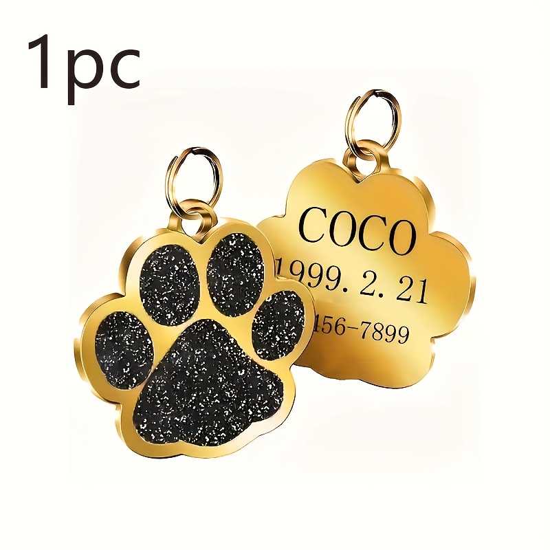 1pc, A Custom Id Tag That Engraved With A Name And Phone Number To Prevent Loss, Personalized Tags For Cats And Dogs