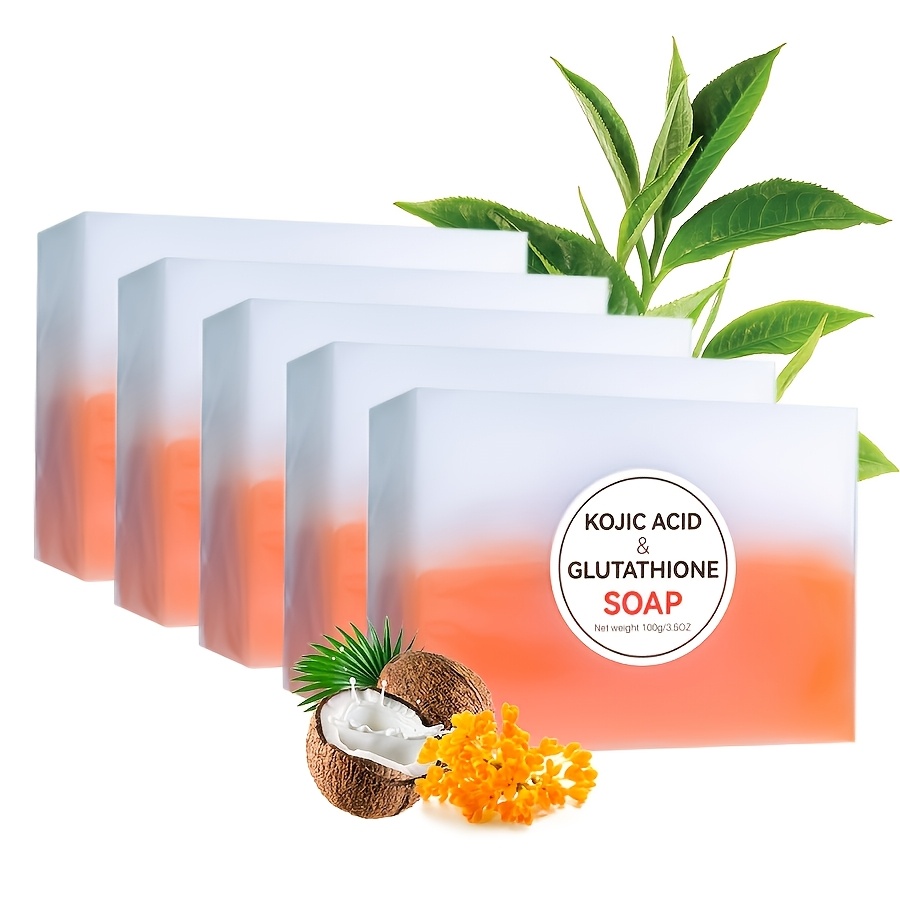 what are the benefits of ghk-cu Skin Lightening Soap Moisturizing Kojic Acid Glutathione Soap Deep Cleaning  Brighten Skin Handmade Face & Body Soap| Alibaba.com