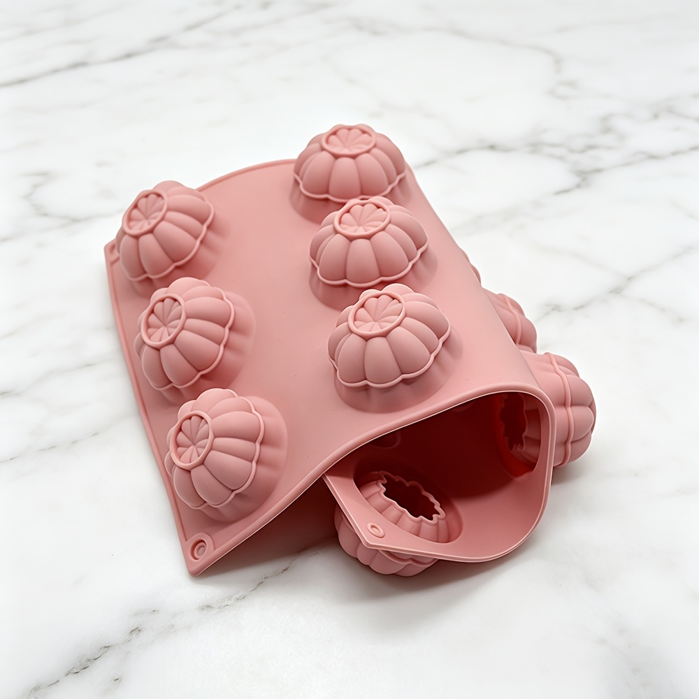 TEMU 1pc Little Pumpkin Creative Cake Silicone Mold Halloween Chocolate Candy Mousse Dessert Cake Decoration Baking Tool High Temperature Resistant