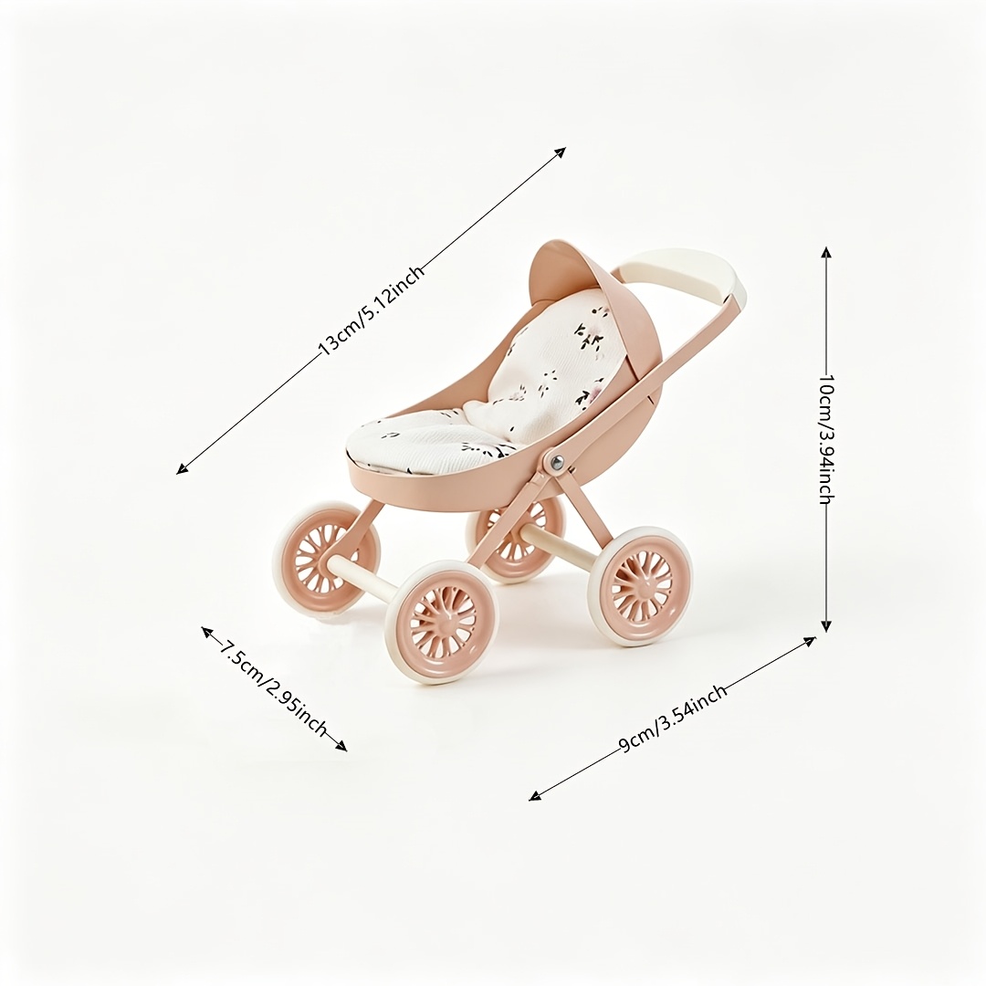 TEMU 1:12 Scale Mini Handcart Model, Bicycle Type Ornament, Classic Transportation Sculpture, Compact And Fashionable Design, Novel Colors, Model