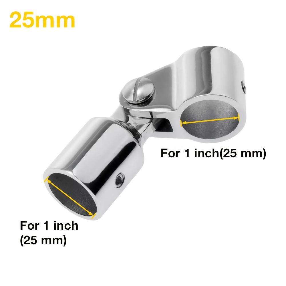 TEMU Yacht Bimini Top Sliding Cap Hardware Additions, Stainless Steel Boat Sunshade Pipe End Caps, Suitable For 7/8 Inch Or 1 Inch Round Tubes, With