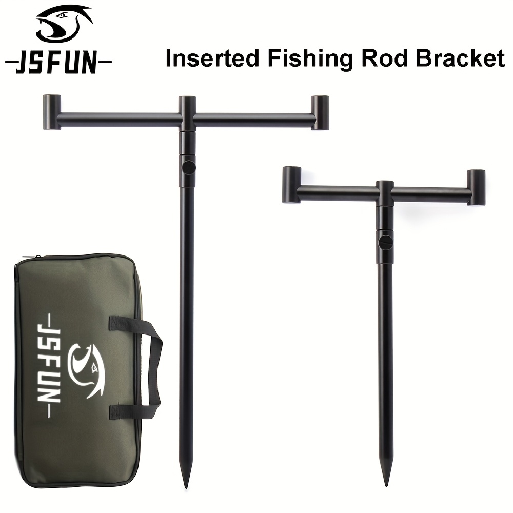 

Jsfun 2pcs/set Carp Fishing Rod Pod, Bank Stick And , Fishing Rod Holder, Support Rod Fishing Accessories