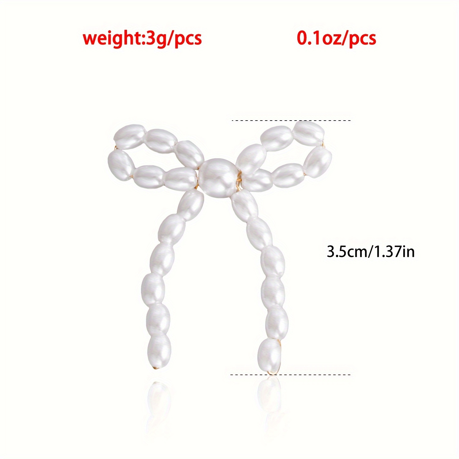Pearl Bow Earrings for Women