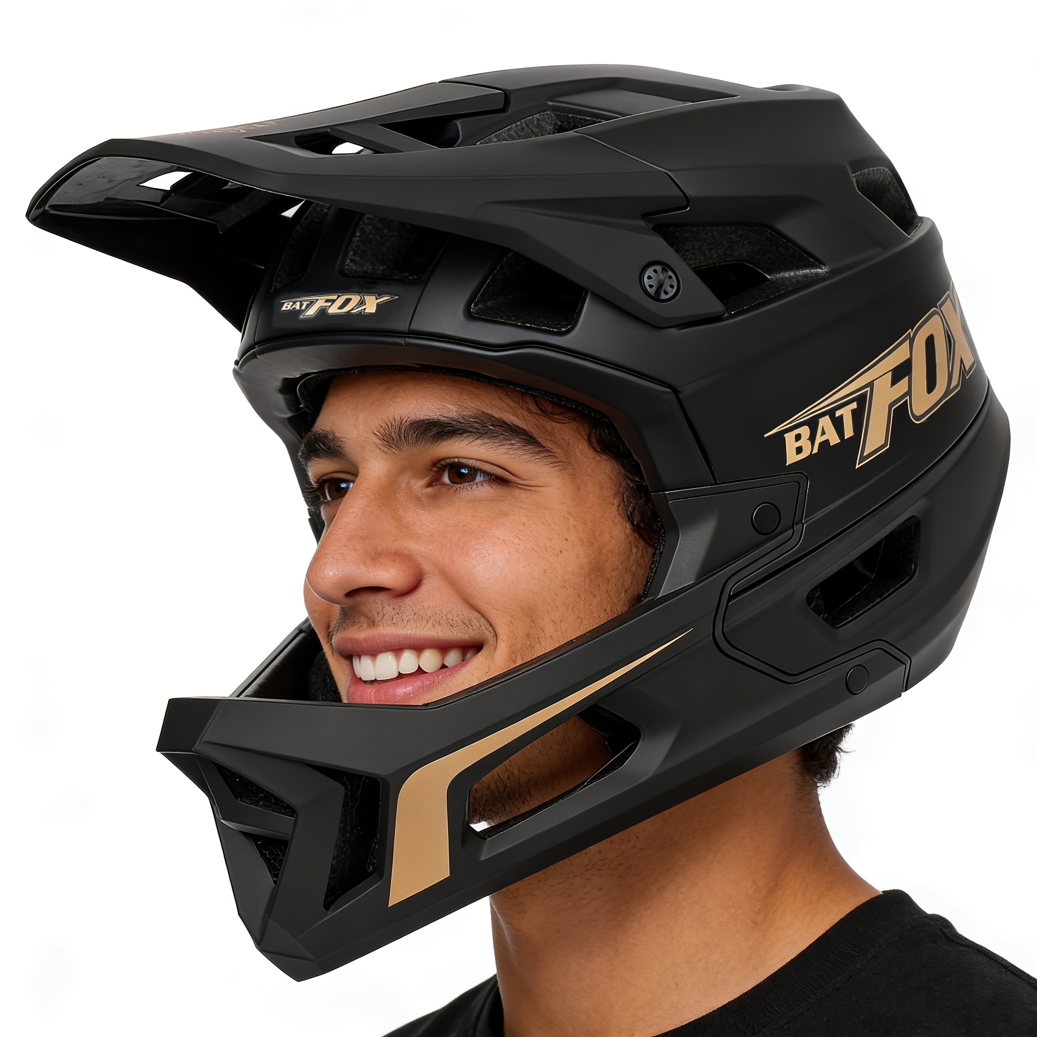 * Adult Full-Face Mountain Bike Helmet