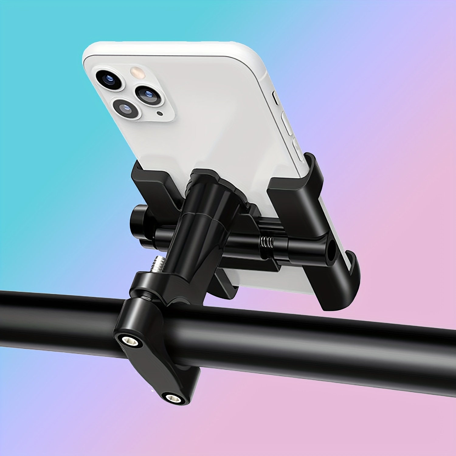 

Universal Aluminum Bike Mount: Adjustable, Waterproof, And Suitable For Motorcycles, Bicycles, And Electric Scooters