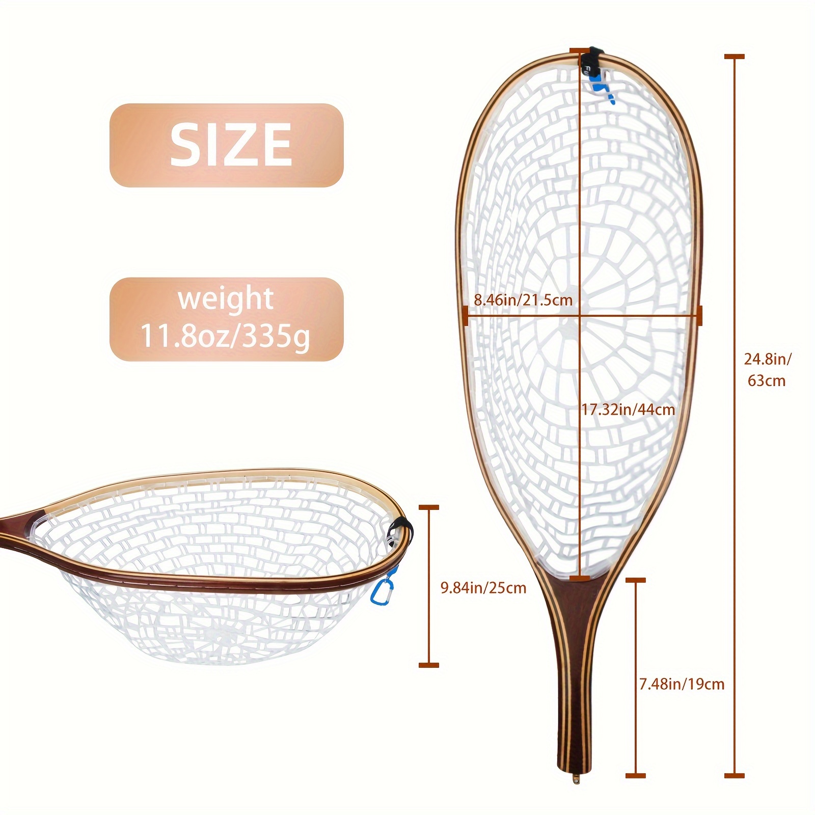 Magnetic Release Fly Fishing Net Soft Rubber Mesh Safety - Temu Canada