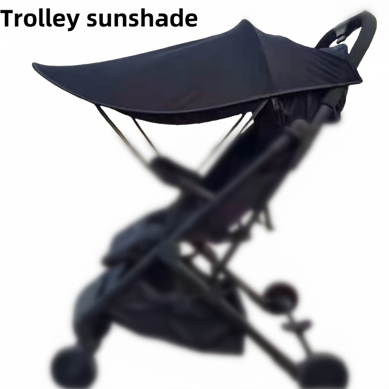 

Infant Stroller Sunshade: Black, Suitable For Ages 3-6, Made Of Lycra (spandex)