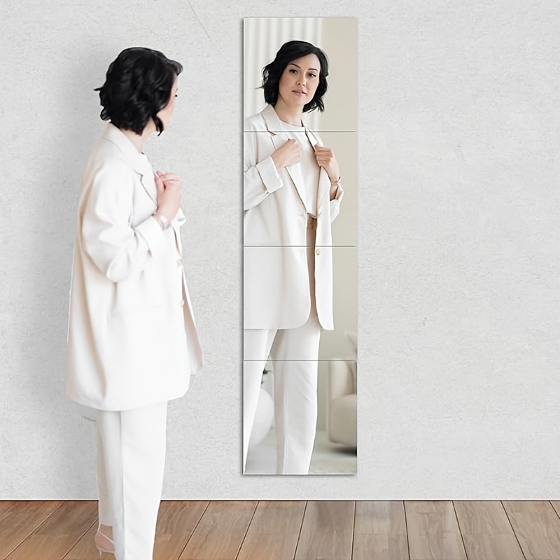 6pcs Square Acrylic Mirror Set