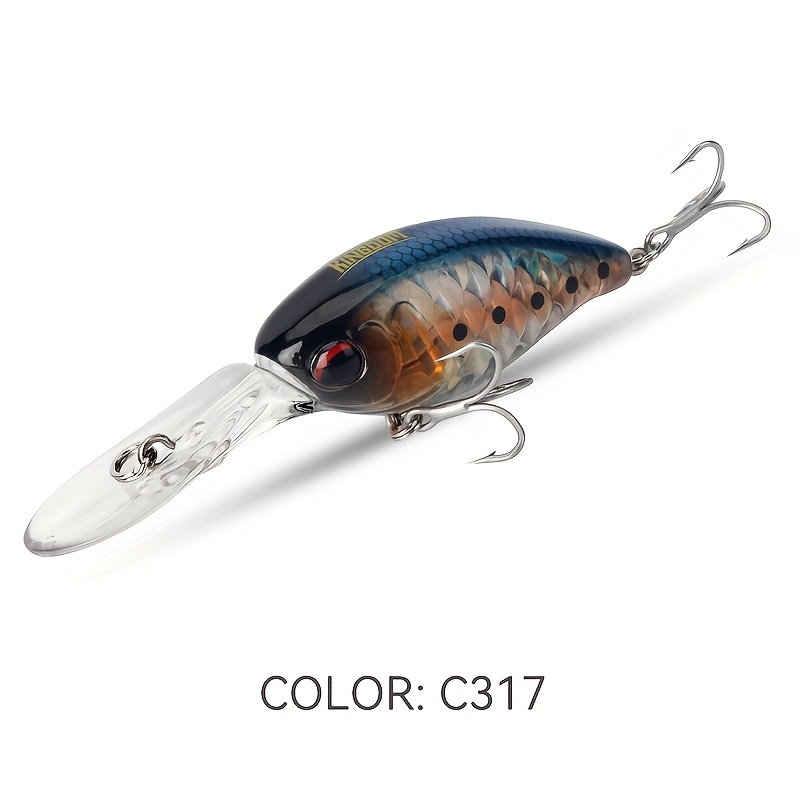 Image of 1pc Kingdom King Minnow Lure, Long Cast Floating Slow Sinking Fatty Micro Bait For Pike And Sea , Artificial Fishing Lure