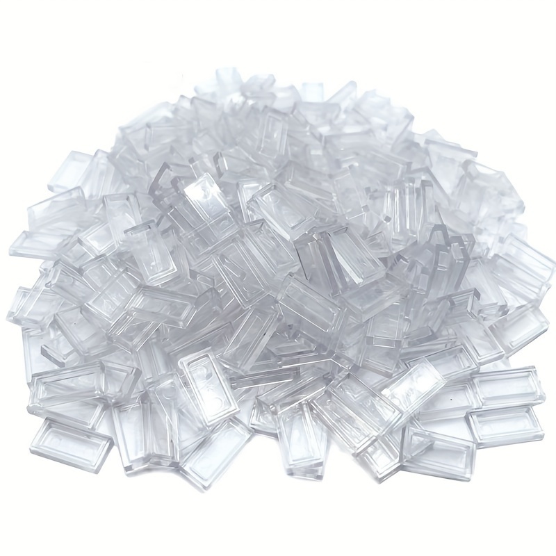100pcs Transparent Light Panels for Pixel Art, ABS Blocks Compatible