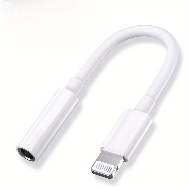 Adattatore Audio E Carica IPhone Adattatore AUX Da 3,5mm Per IPhone 12, 11, X, 8, 7 - Permette Di Usare Cuffie Normali Mentre Si Carica, Colore Bianco Cavo Audio Per IPhone 12 11 XR - Foto 8