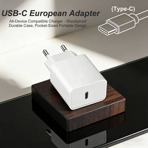 single usb c ports wall charger 10w charging compatible for 13 14 15 pro max xs xr galaxy ipad usb c power adapter with voltage 220 240 compatible with smartphones tablets usb devices