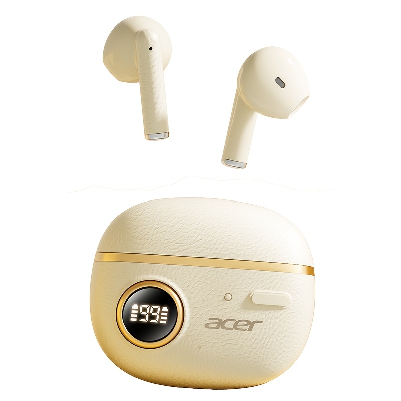 TEMU Acer 2026 New]tws Wireless Earphones, Heavy Stereo + Call Noise Reduction, Ultra-long , Sports Running In-ear, Ear Hook Design, Low Latency ,
