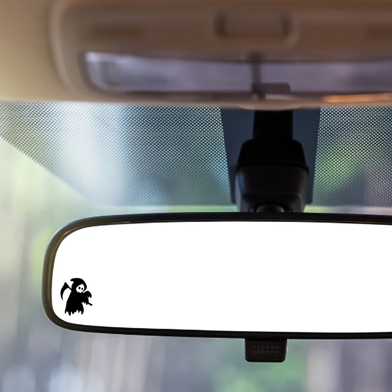 Reaper Decal, Mini Reaper, Halloween, Rearview Mirror, Car Decal, Mini Decal, Vinyl Car Stickers