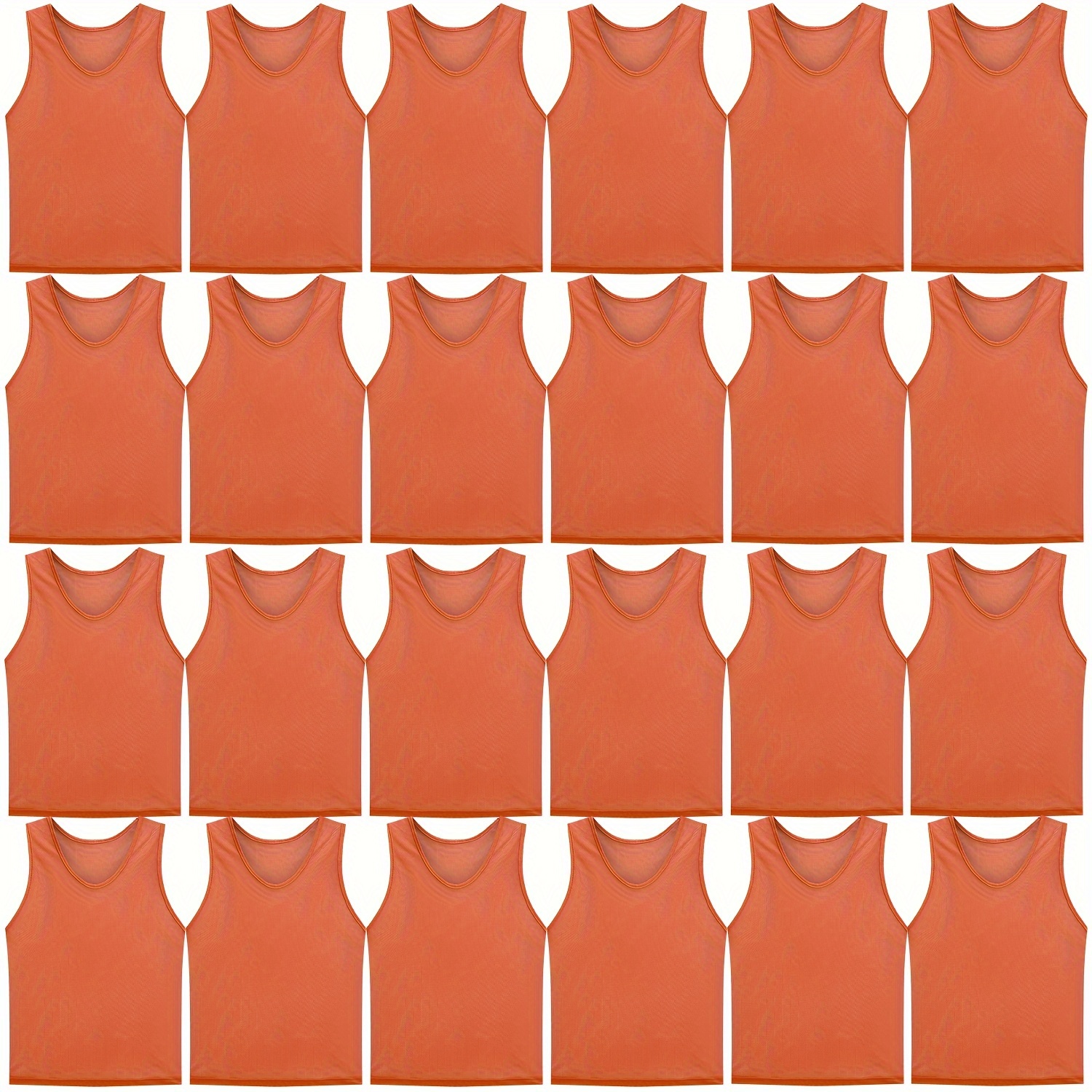 24 pack mesh sports vest breathable lightweight and durable youth and adult soccer soccer basketball training jersey size m xl ideal for team practice   quick drying