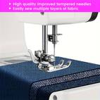 máquina de coser eléctrica portátil de diseño ancho estándar de . uu., ideal para uso doméstico - velocidad ajustable rápida y lenta, de tejidos de múltiples capas duraderos, enrollado automático, de operar, ideal para manualidades diy, ropa, accesorios, máquina de coser | máquina de coser | máquina de coser