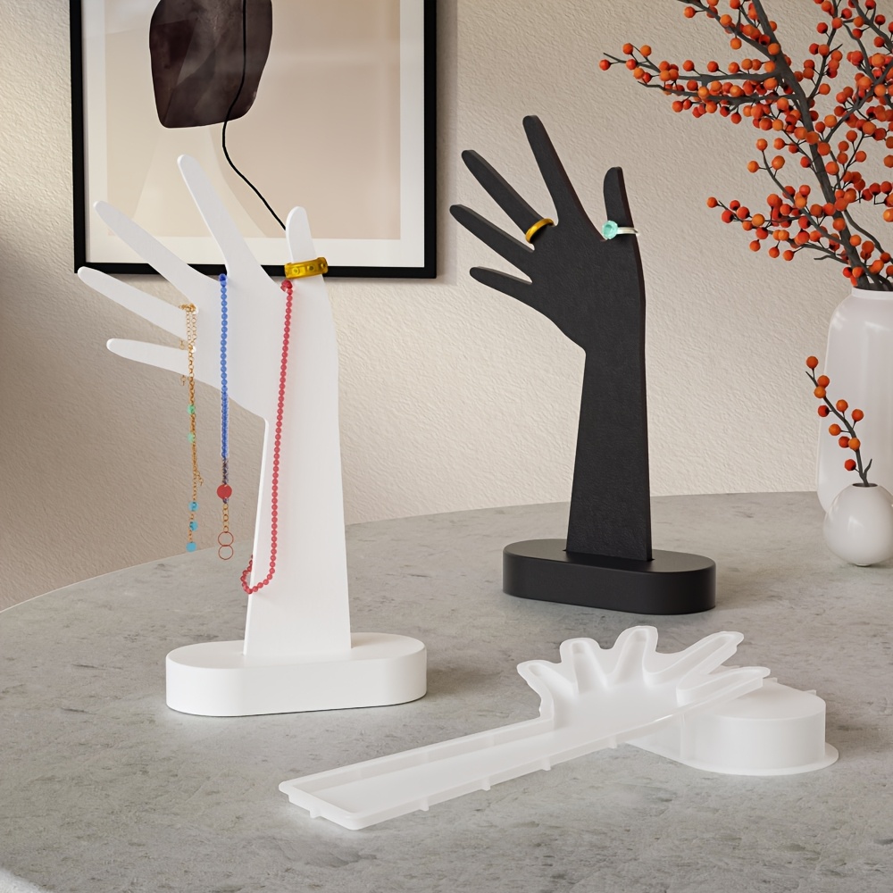 2pcs set jewelry display silicone mold hand shaped ring Temu Ireland