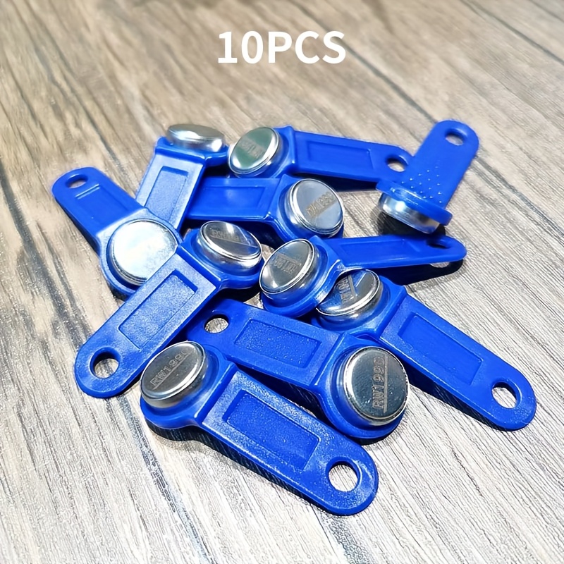 Rewritable iButton Key with Blue Fob & DS1990A-F5 Compatible